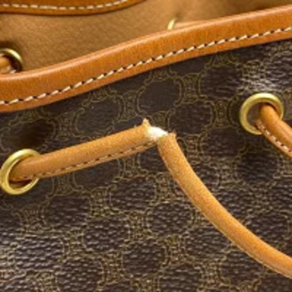 Celine Macadam shoulder bag drawstring cross Body Belt Bum Crossbody canvas - Picture 4 of 6